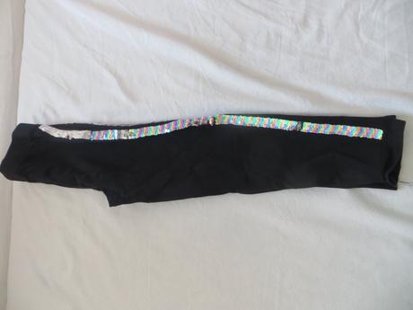 Čierne nohavice, h&m,128