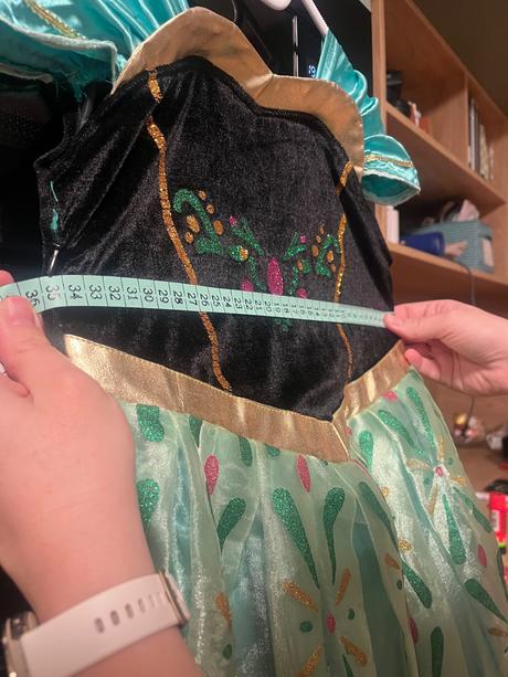 Šaty frozen anna ľadové kráľovstvo v. 140, 