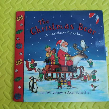 The christmas bear pop- up okienka,