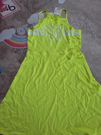 Neónové letné šaty  hm 158/164, h&m,158