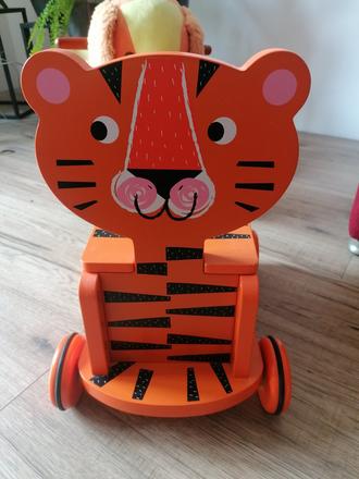 Drevené odrazadlo tigrik, 