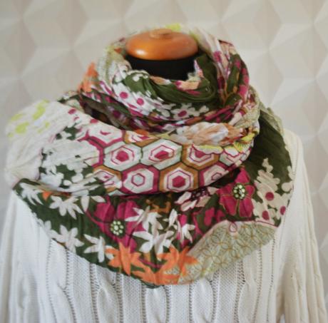 Veľký krčený šál, xxl