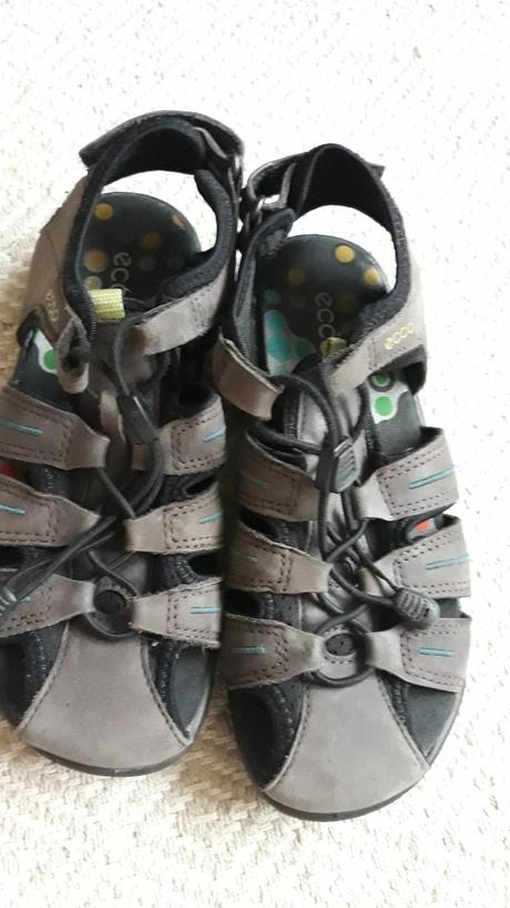 Kožené sandalky, ecco,32