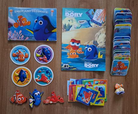Disney omaľovánka "nemo, dory" + iné,