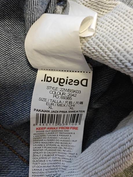 Desigual original mickey pecková štýlová mikina, desigual,164