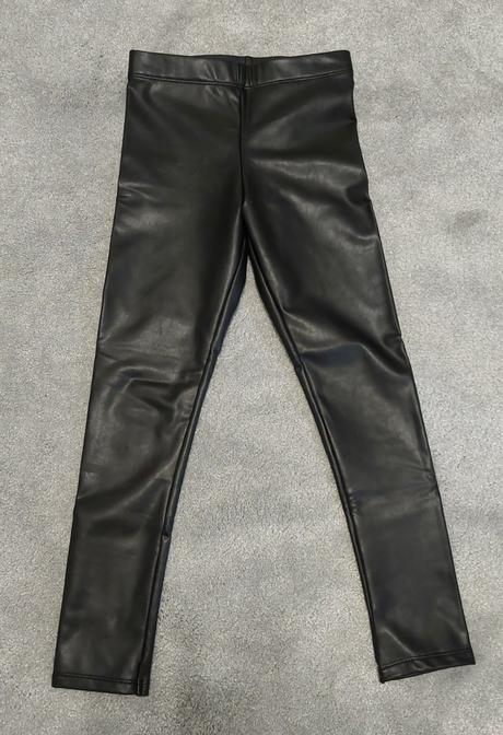 Koženkové legíny h&m, h&m,128