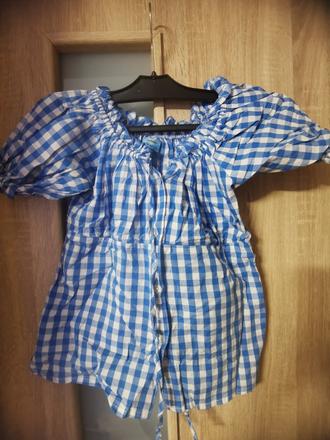 Blúzka kockovana, s