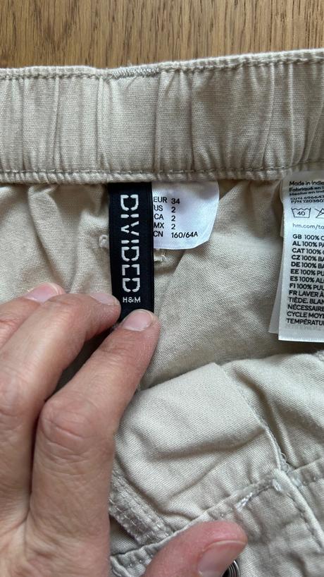 Nohavice h&m, h&m,xs
