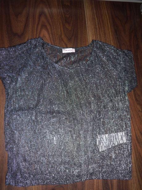 Orsay top s kovovým efektom, orsay,s