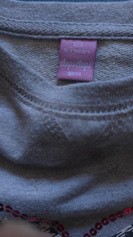Predám dievčenskú mikinu zn. dopodopo, dopodopo,122