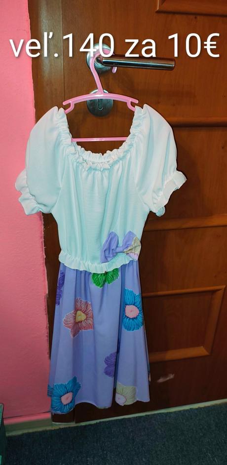 Nové spoločenské šaty veľ.140, disney,140