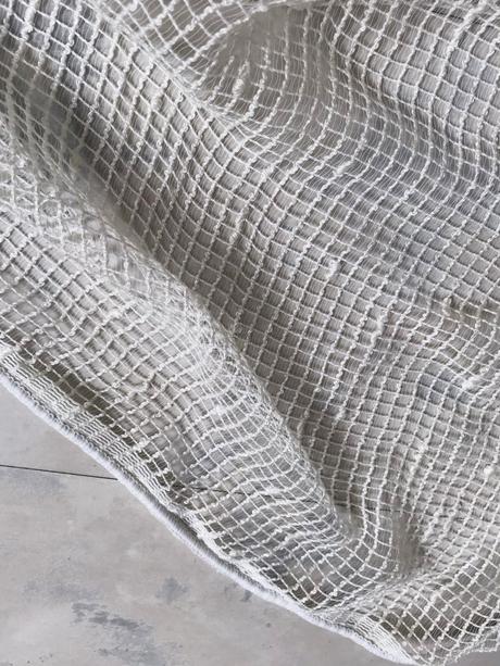 Luxusná perleťová uzlíková záclona, 