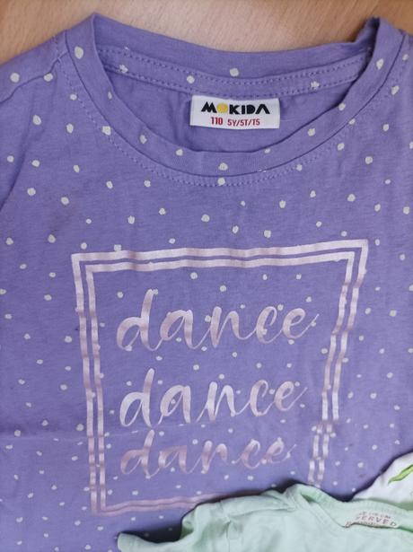 Dievčenské tričká 110 5kusov, 110