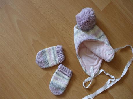 Súprava čiapky a rukavíc na 3-6 mesiacov, next,68