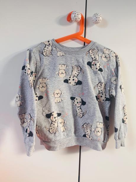 H&m mikina so psikmi 110-116, h&m,116