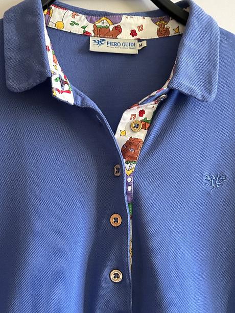 Tričko s golierom zn.piero guidi č.m, m