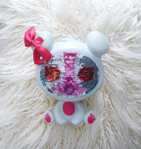 Zvieratko/bábika zequins s flitrami,