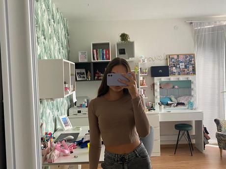 Crop top pre slečnu, s