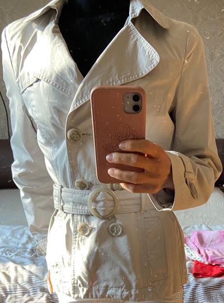 Sivý prechodný kabát, orsay,36