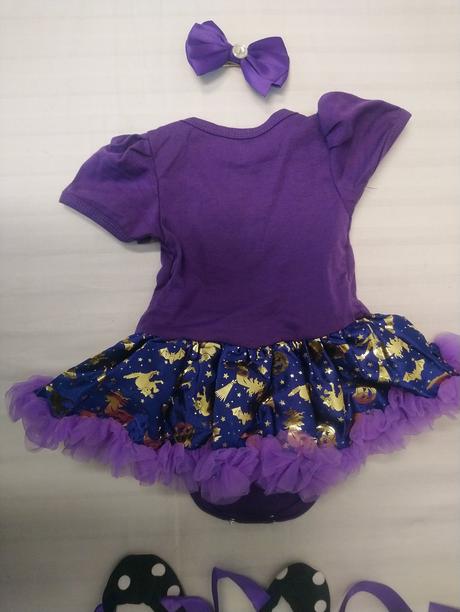 4 outfit môj 1.karneval fialová čarodejnica, 62-68, 
