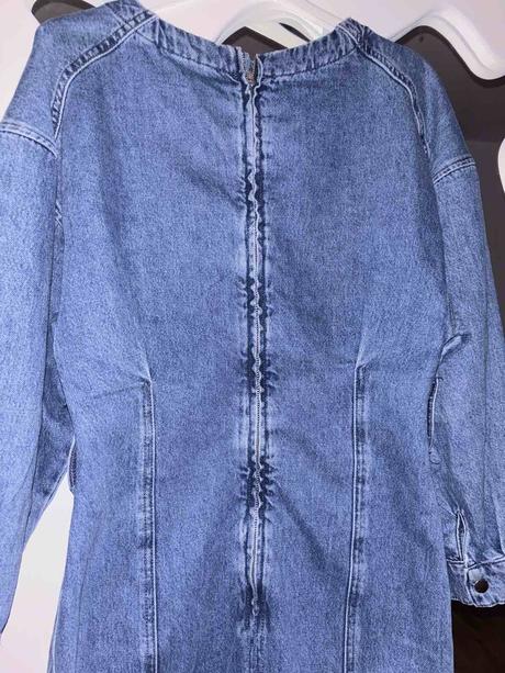 Riflové šaty zara s/m, zara,s