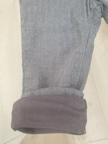 Zateplene nohavice, h&m,80