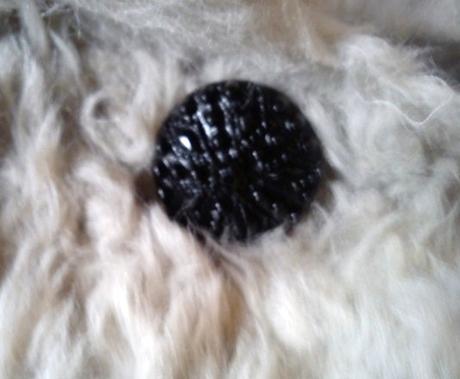 Chlpaty kozusok v prirodnej farbe vel.xs/s, s