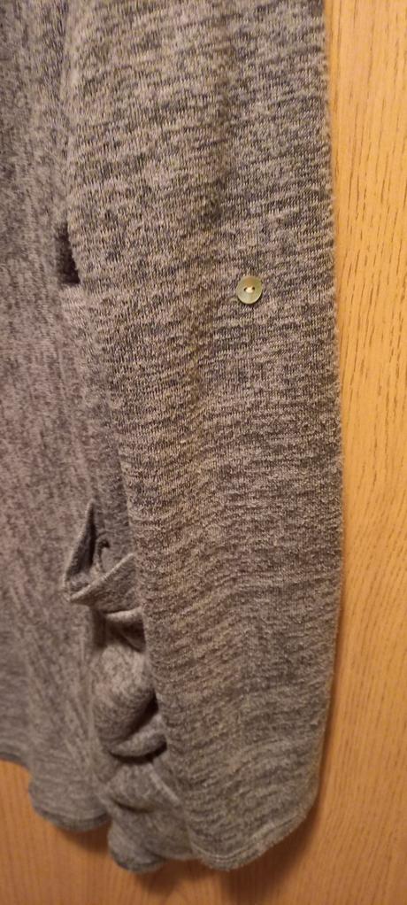 Teplý melírovaný kardigan, l