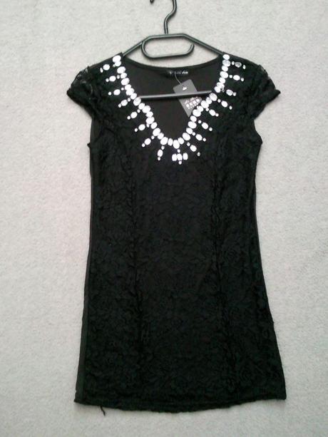 Predĺžený top/minišaty, s