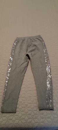 Dievčenské tepláky s flitrami top stav, ovs,152