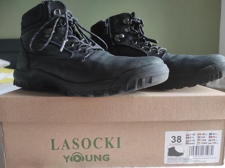 Kožené zimné topánky, lasocki,38