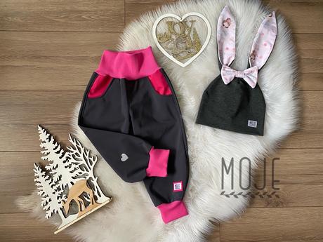 Softshellove nohavice, 92 - 128