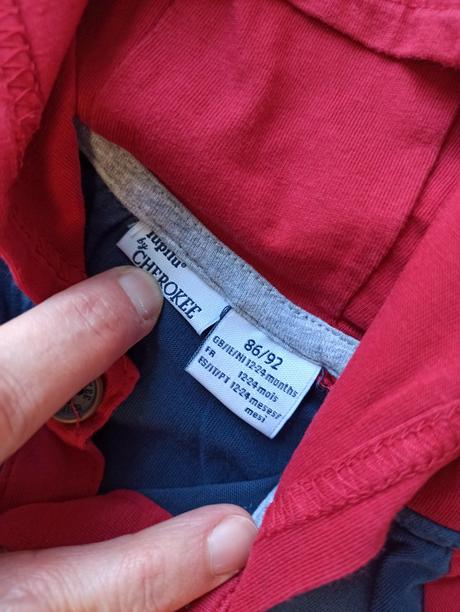 Tričká s kapucňou 86/92, lupilu,92