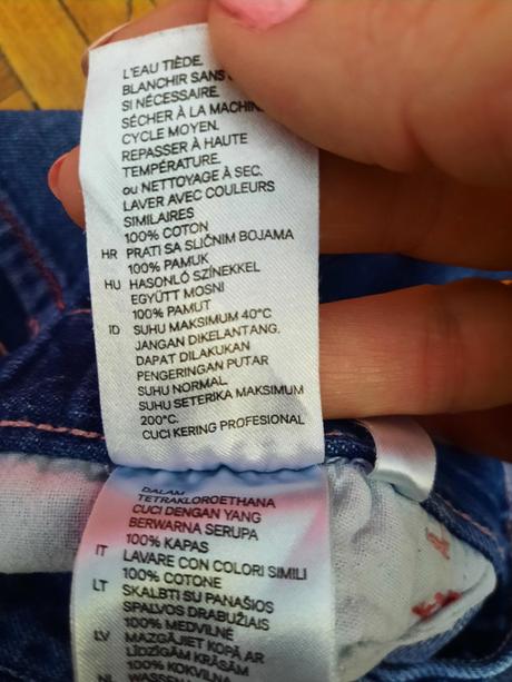 Dievčenské rifle, h&m,128