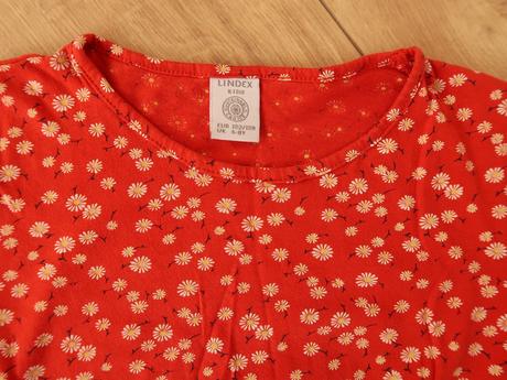 Letné šaty lindex 122/128 (6-8 r.) margarétky, lindex,122