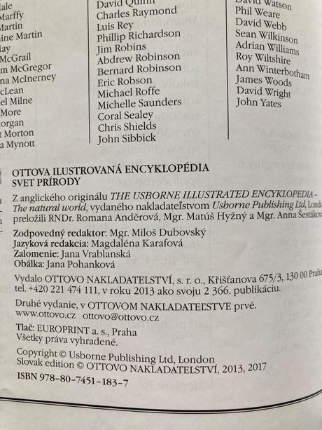 Svet prírody ottova ilustrovaná encyklopédia(2013), 