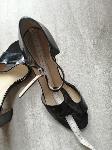 Mary jane lak. sandále anntaylor,v38,koža,retro, 38