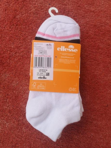 Ellesse dievčenské ponožky 8 párov veľkosť 31-36, 31 - 36