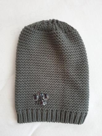 Pletená čiapka s aplikáciou, tcm
