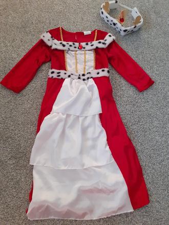 Kostým na karneval kráľovná, 