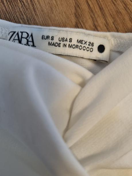 Crop tielko zara, zara,s