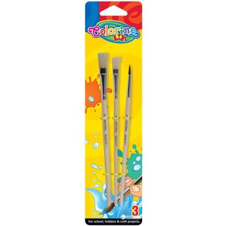 Colorino kids štetce na maľovanie 3 ks,