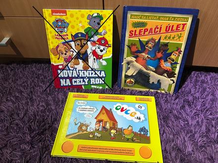 Sada 2 ks rozprávkových knižiek, 