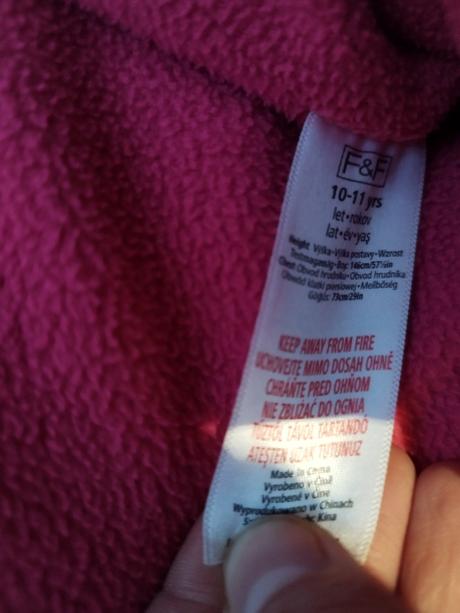 Zimna bunda na 10-11rokov, f&f,140