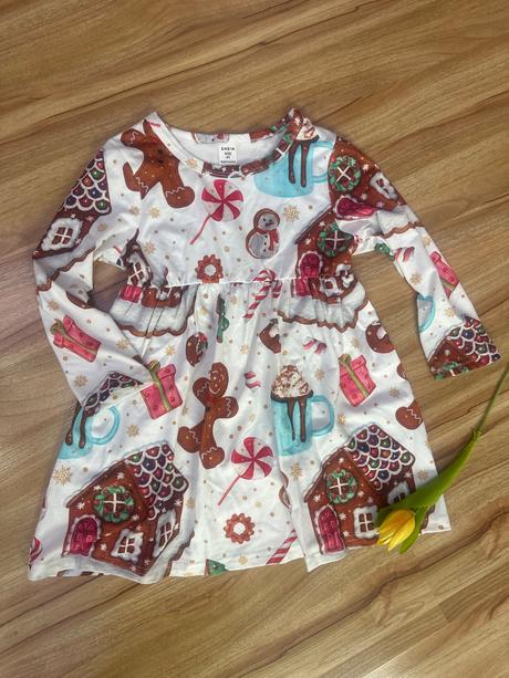 Vianočné šatky perniková chalúpka, 104 - 134