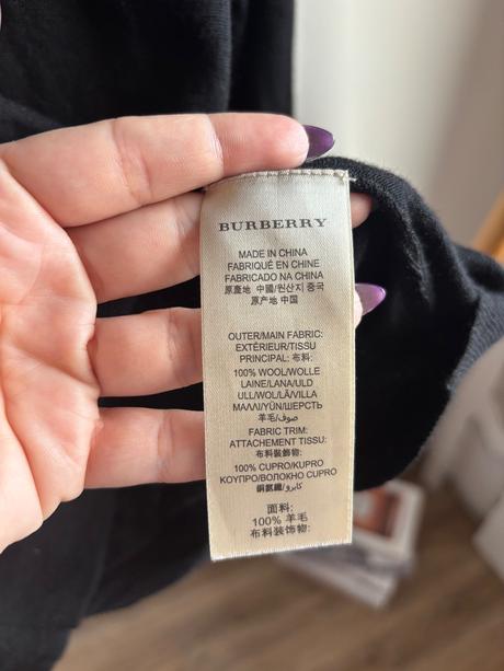 Burberry luxusný vlnený svetrík, burberry,s