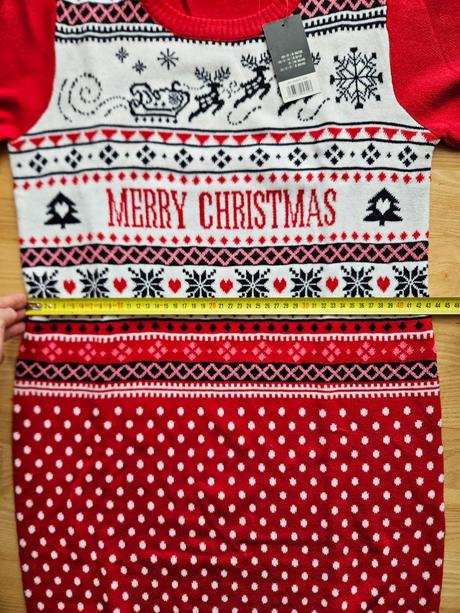 Vianočný sveter/šaty, 38