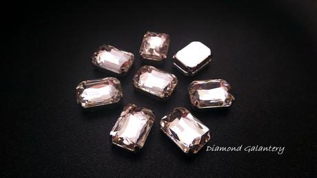 Našívacia aplikácia s lôžkom - 13 x 18 mm rôzne fa, 