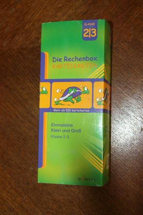 Kartotečné lístky na tréning matematiky, 