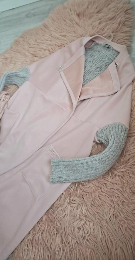 Ružový kabátik veľ.uni, m